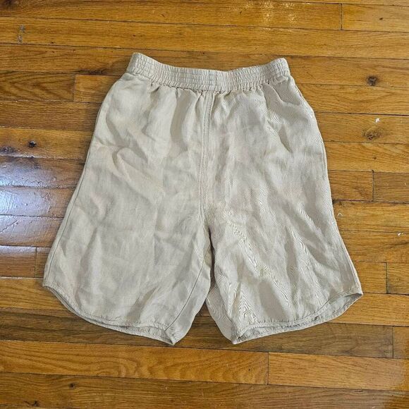 Le Fou Wilfred Aritzia Womens Linen Blend Bermuda Short Size 6 - Picture 2 of 9